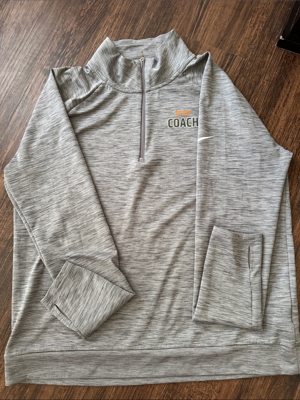 OTF Women’s Heather Gray Quarter-Zip Pullover